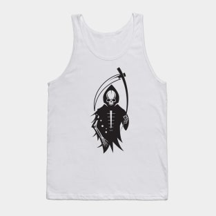 Grim Reaper and Scythe Tank Top